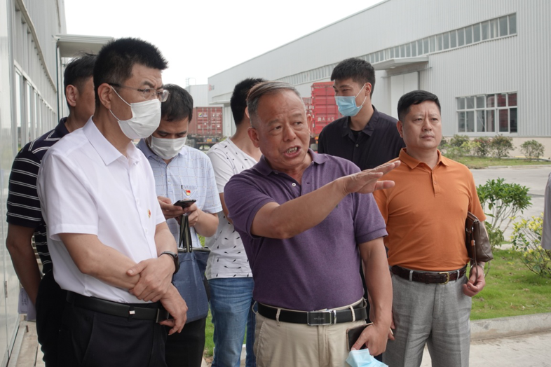 福建省工信厅副厅长陈传芳一行领导 莅临友谊新材料科技工业园参观调研